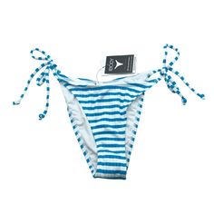 Cotton On Body Fixed Tie Side Brazilian Bikini Bottom Striped Blue White Xs Style 6335715 New With Tags! Comes From A Smoke Free Home. Feel Free To Ask Any Questions You May Have. Thanks For Looking! Size: Womens Xs Condition: New With Tags Striped Fitted Tie-side Swimwear Bottom, Bathing Suit Bottoms, Cotton On, Blue Stripes, Blue White, Blue And White, Feel Free, Tags, Blue