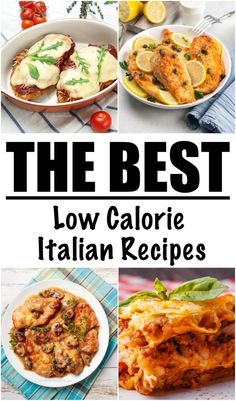 the best low calorie italian recipes