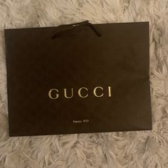 Gucci Shopping Paper Bag Never Used. 15x11.5 Gucci Black Bag As Gift, Black Gucci Bag As Gift, Gucci Clutch Bag, Gucci Eyeglasses, Gucci Clutch, Bags Gucci, Gucci Tote, Gucci Bamboo, Reversible Tote