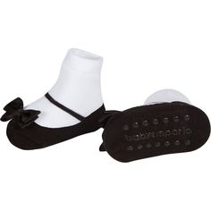 "* SOCKS VERSUS SHOES - Although shoes are suggested when a baby starts to run around outside, experts have found that when little feet are very young, the flexibility of the soft knit fabric in socks allows baby's feet the freedom to move and grow strong muscles. * MATERIALS - The use of an 80% cotton, 17% nylon cotton blend create a soft and plush feel and the addition of a bit of spandex helps the socks to stay up without binding baby's ankles. The socks may be a bit roomy at first, but baby' Comfortable Non-slip Black Socks, Comfortable Black Non-slip Socks, Black Non-slip Round Toe Booties, Casual Black Non-slip Booties, Lace Ankle Socks, Sparkle Socks, Pretty Socks, Baby Boy Socks, Festival Shoes