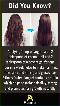 Did You Know The Benefits Of Applying The Combination Yogurt   Coconut Oil   Aloevera On Your Hair? #silkyhair #frizzfreeHair #stronghair #thickhair Aloevera For Hair Benefits Of, How To Get Frizz Free Hair At Home, How To Stop Frizzy Hair, Stop Frizzy Hair, Coconut Oil Benefits, Coconut Oil For Hair, Lighten Hair Naturally, Everyday Hairstyle, Hair Detox