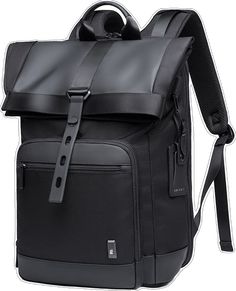 New Backpack Business Travel Men's Backpack Business Travel Large Capacity Simple Schoolbag College Student Backpack Men - Bekro's ART Casual Black Laptop Bag For Outdoor, Casual Outdoor Laptop Bag, Casual Waterproof Backpack For Commuting, Casual Laptop Bag With Anti-theft Pocket For Daily Use, Functional High-capacity Backpack, Functional High-capacity Backpack For Everyday Use, Modern Large Capacity Laptop Bag For Outdoor, Casual Commuting Backpack With Anti-theft Pocket, Urban Anti-theft Bags For Travel