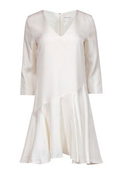 Current Boutique-Club Monaco - Off-White Quilted Asymmetrical Midi Dress Sz 4 Asymmetrical Midi Dress, Everyday Dress, White Quilt, Club Monaco, Everyday Dresses, The Trend, Fall Looks, Monaco, Day Dresses