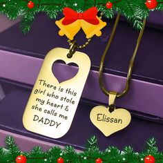 The Father & Daughter Stolen Heart Dog Tag is more than jewellery—it's a reminder of a love that lasts a lifetime.

Personalise it to make this meaningful piece even more special.

Find yours at bit.ly/belle-fever



#FatherDaughterLove #PersonalisedDogTag #KeepsakeJewellery #FamilyConnections #HeartfeltGift