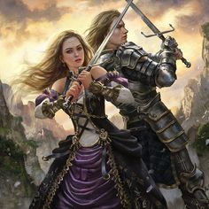 Son And Daughter, Fantasy Couples, Couple Art, Beautiful Fantasy Art