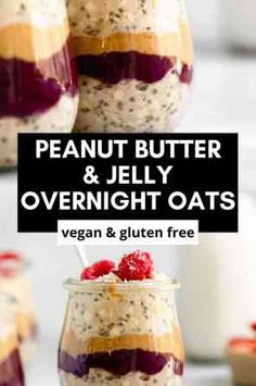 the best pb and j overnight oats are gluten free