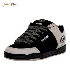 GLOBE MENS Skate Alloy Black Skate Shoe, Protective Gear, Skate Shoes, Skateboarding, Skateboard, Globe, For Free, Free Shipping