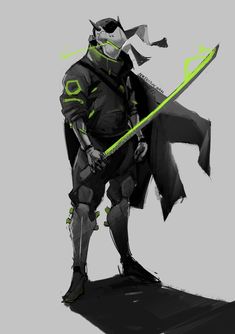 Genji Wallpaper, Futuristic Samurai, Genji And Hanzo, Genji Shimada, Overwatch Genji, Overwatch Wallpapers, Overwatch Comic