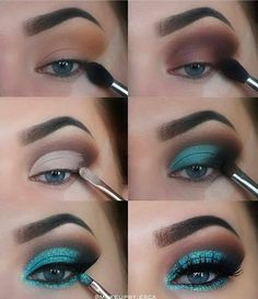 Easy Eye Makeup Tutorial, Eyeliner Tips, Mekap Mata, Makeup Images, Beauty Make-up, Makijaż Smokey Eye