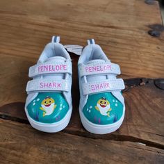 These Were Customized For A Birthday Party, But I Can Create Them For Your Little One As Well. Playful Slip-on Sneakers With Soft Sole, Playful Non-slip Closed Toe Sneakers, Fun Non-slip Sneakers For Playtime, Cute White Closed Toe Sneakers, White Scratch-resistant Sneakers For Playtime, Cute Non-slip Closed Toe Sneakers, Playful Sneakers With Soft Sole And Closed Toe, Fun Slip-on Sneakers For Playtime, Playful Sneakers With Soft Round Toe