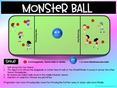 an image of a monster ball game