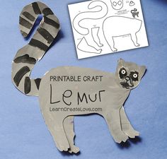 a paper cut out of a cat with the words le mur on it