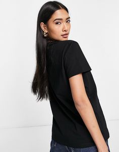 ASOS DESIGN ultimate t-shirt with crew neck in cotton blend in black - BLACK | ASOS Black Short Sleeve Crew Neck Top For Work, Black Crew Neck Graphic Tee Short Sleeve Top, Black Graphic Tee Short Sleeve Crew Neck Top, Black Graphic Tee Crew Neck Short Sleeve Top, Crew Neck Black T-shirt For Work, Black Crew Neck T-shirt For Work, Graphic Print Crew Neck T-shirt For Work, Black Crew Neck Top For Work, Must Haves