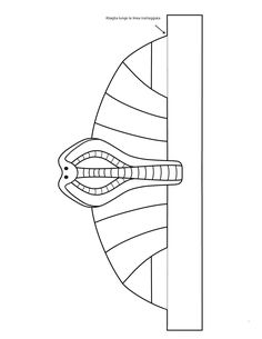 an image of a drawing of a snake coming out of a hole in the wall