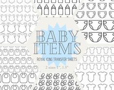 Baby Clothes Transfer Sheet - Etsy Nov 6, Style Expert, Baby Items, Labour Day, Beauty Book, Baby Clothes, Birthday Gifts, Accessory Gift