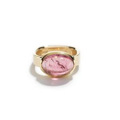 Petite Tourmaline Ring by Karl Lee | _18K _22k _Contemporary Estate _yellow gold gold Karl Lee ring tourmaline Classic Gold Tourmaline Rings, Gold Oval Tourmaline Ring, Gold Tourmaline Rings, Etsy Gold Ring, Jewelry Lookbook, Tourmaline Ring, Girly Jewelry, Jewelry Inspo, Ring Band