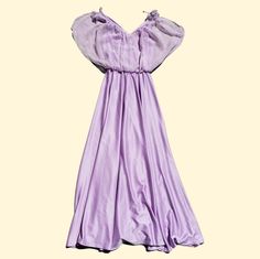 Great condition, would be rad for a bohemian or girly aesthetic. 15.5" chest 10.5" waist flat, comfortably stretches to 12" 53" length 70s Cottagecore, Boho Purple, Purple Maxi, Purple Maxi Dress, Girly Aesthetic, Union Made, Make Color, Dress Clothes For Women, Favorite Outfit