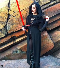 Star Wars Women Costume, Kylo Ren Halloween Costume, Easy Star Wars Costumes, Star Wars Female, Diy Halloween Dress, Star Wars Costumes Diy, Female Costumes