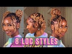 Quick Styles For Locs, Quick Styles For Short Locs, How To Style Medium Length Locs, Easy Loc Updos For Women, Medium Length Locs Styles, Long Loc Styles Women Easy, Short Locs Hairstyles For Work, Easy Loc Updo Styles, Medium Locs Styles