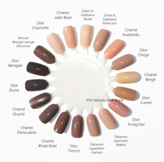 The Beauty Look Book: Dior Vernis: Nudes in Charnelle, Grège, Trench and Dune Nude Nail Polish, Nude Nail, Face Beauty, Bare Face, Neutral Nails, Dream Nails, Nails Inspo, Nail Polish Colors, Perfect Nails