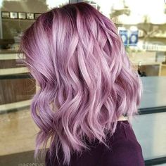 Pastel Lilac Hair, Metallic Hair Dye, Lavender Hair Colors, Ariel Hair, Light Purple Hair, Magenta Hair, Hot Pink Hair, Colourful Hair, Lilac Hair