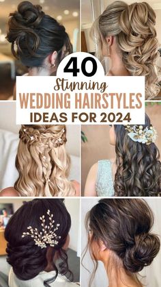 wedding hairstyles for long hair in different styles