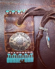 Bronc Rider, Arrow Bracelet, Navajo Style, Natural Turquoise Stone, Bali Silver, Leather Cuff Bracelet, Chic Leather, Feather Charms, Leather Cuffs Bracelet