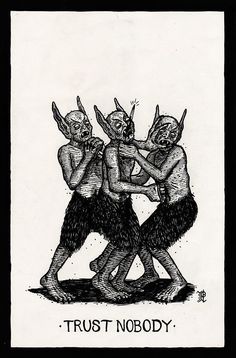 two men are wrestling with each other in the middle of a black and white drawing