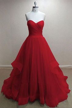 Red Lace Up Prom Dresses,Handmade Evening Dresses,Simple Cheap Prom Dresses For Teens,Sparkly Prom Dress,Party Dresses on Storenvy Red Prom Dress Long, Evening Dress Long, Princess Prom Dresses, Formal Occasion Dress, Sweetheart Prom Dress, Red Evening Dress, Prom Dresses For Teens, Red Prom, Pretty Prom Dresses