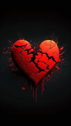 Broken Hearts Painting, Breakup Dp, Dragon Wallpaper Iphone, Love Breakup, Wallpaper Photo Gallery, Cartoon Love Photo