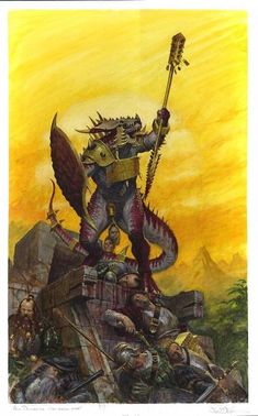 Lizardmen Warhammer, Scifi Fantasy Art, Traditional Games, Weird Creatures