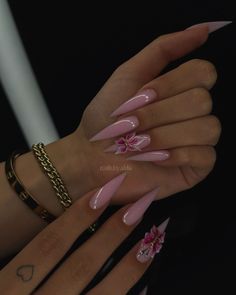 pink nails, stiletto nails, summer nails, vacation nails, wedding nails, engagement nails, birthday nails,classy nails, feminine nails, minimalist nails,nail art,nail inspo,nail ideas,nail aesthetics Birthday Nails Classy, Pink Nails Stiletto, Stiletto Nails Summer, Nails Feminine, Feminine Nails, Nails Engagement, Nail Aesthetics, Pink Stiletto Nails, Nail Designs Bling