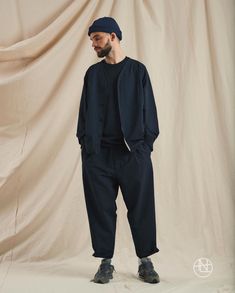 Japan Fashion Street Men, Full Black Outfit, Japanese Street Fashion Men, Japanese Workwear, Black Outfit Men, Techwear Outfits, New Balance Outfit, Men Stylish Dress