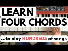 the words learn four chords to play hundreds of songs