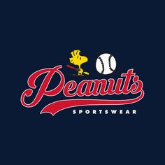 the logo for peanuts sportswear