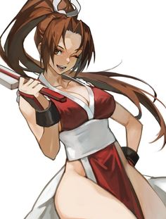 Shiranui Mai, Snk King Of Fighters, The King Of Fighters, Fighter Girl, Street Fighter Art, Body Reference Poses, Bleach Manga, King Of Fighters, New Backgrounds