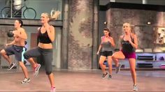 a group of women are doing exercises on the set of tv show'dancing with the stars '