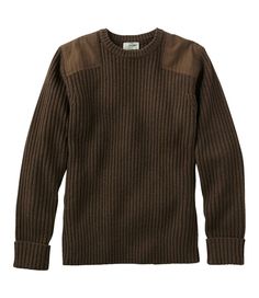 Commando Sweater, Crewneck Sweaters for Men| L.L.Bean Commando Sweater, Mens Green Sweater, British Style Men, Mens Crewneck, Mens Sherpa, Crewneck Sweaters, Sweaters For Men, Men's Sweaters, Fisherman Sweater