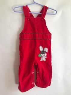 Baby 12 Mo 16-20 lb Bunny Applique Snaps Bubble Bib Overalls Jumpsuit Pants Condition is "Pre-owned". No holes, rips or stains. Overall light washwear. Size 12 month, 16-20 pounds. Measurements approximately: Chest  ~ 10 in " Inseam ~ 8.5 " Pre-owned good used condition. See pictures for condition and consideration. Comes exactly as shown. Fast, secure shipping. Buy with confidence, see our feedback. Make sure to check out our store for similar or other items you may be interested in. All items Bunny Applique, Overalls Jumpsuit, Jumpsuit Pants, Bib Overalls, 20 Pounds, Pant Jumpsuit, Overalls, With Confidence, Size 12