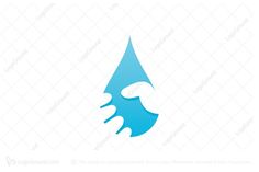 water drop logo design for sale