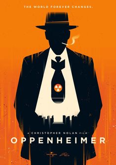 OPPENHEIMER (2023) poster by Julien Rico Jr Typography Shirt Design, Designer Poster, Disney Netflix, Poster Artist, Best Movie Posters