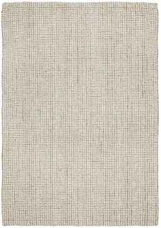 a white rug with brown lines on it