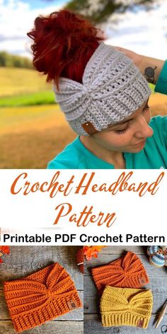 the crochet headband pattern is easy to make