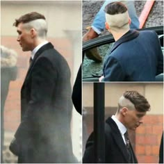 Cillian Murphy as Thomas Shelby Peaky Blinders BTS Season 5💜 Tommy Shelby Season 5, Tom Shelby Haircut, Tommy Shelby Hairstyle, Cillian Murphy Hairstyle, Picky Blinders Haircut, Peaky Blinder Hairstyles, Thomas Shelby Hairstyle, Cillian Murphy Hair