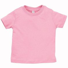 4.5 oz., 100% combed ring-spun cotton fine jersey, Topstitch ribbed collar, shoulder-to-shoulder taping, Double-needle hem sleeves and bottom Size: 6 Months.  Color: Pink.  Gender: unisex.  Age Group: infant. Toddler Football, Royal Clothing, Usa Outfit, Creative Tshirt, Football Tees, Baby Star, Mens Crew Neck, Skin Color, Jersey T Shirt