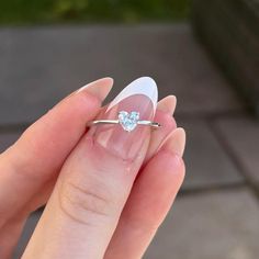 Dainty Heart Sterling Silver Ring ♡ Dainty design ♡ Comes packaged in lilac velvet box ♡ Everyday wear ♡ Gorgeous present for birthday or special occasion ♡ Sizes 6, 7, 8 Lilac Velvet, Ring Dainty, Opal Ring, Opal Rings, Stackable Rings, Sterling Silver Ring, Sterling Silver Rings, Silver Ring, Lilac