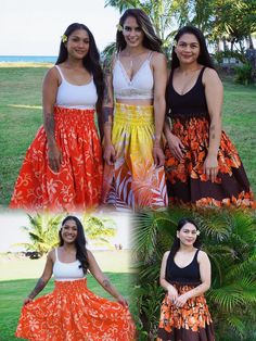 Dance elegantly in our Hula Pa'u Skirts made with colorful prints influenced by the stunning Hawaiian culture. As you dance with grace and feel surrounded by aloha, you will see these skirts are made for comfort and ease. Featuring an adjustable waist and four elastic bands, this ensures a snug fit for most dancers. With so many bright, vibrant and stunning options, finding the perfect print for you or your hula hālau won't be too hard! * 100% Poly Cotton * One size fits most (S-2XL) ~ Up to 60 inch waist. * Below knee length ~ 31 inches long. * 4 elastic bands. * Cut & sewn in Hawaii, USA. * Machine washable. More Made in Hawaii items: https://www.etsy.com/shop/NinthIsle?ref=search_shop_redirect Hula Skirt, Hula Dance, Yellow Blossom, Hawaiian Culture, Cotton Apron, Dance Performance, Aloha Shirt, Bulk Order, Handmade Art