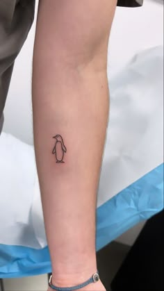 minimalist tattoo penguin small ideas Small Tattoos For Ladies, Cutest Tattoos, Small Nature Tattoo, Tattoos For Men And Women, Simple Tattoos For Women, Astrology Tattoo, With Tattoo, Forearm Tattoo Women