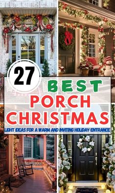 the best porch christmas light ideas for a warm and inviting holiday entrance