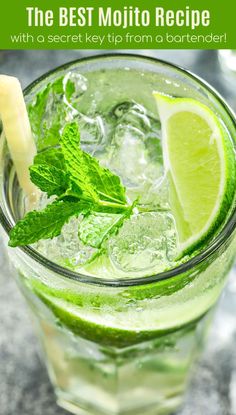 the best mojito recipe with a secret key tip from a bartender